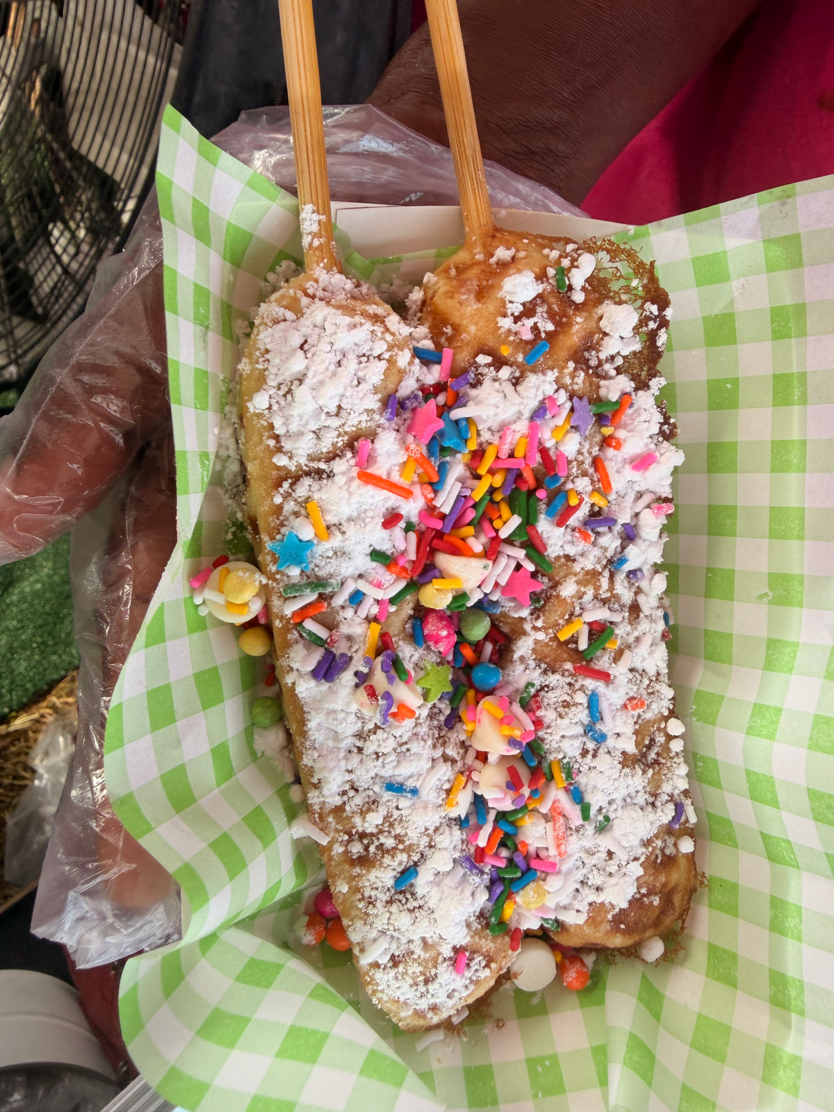 Waffle Pops/Funnel Cake Stick (2 sticks)